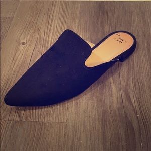 NWOT Slide on Loafer Style Black Flats